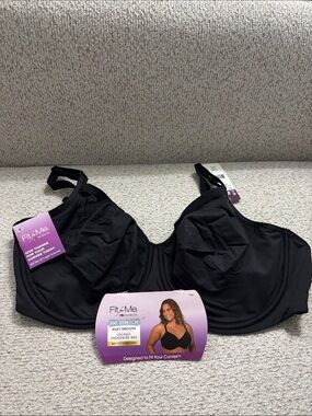 Classic Full-Coverage Black Underwire Bra - Women Intimates & Sleepwear